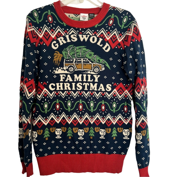 National Lampoon Other - Griswold Family Christmas Sweater Ugly Sweater Men M Festive Holiday Color Crew